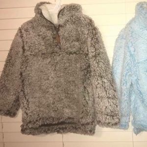 Brand new kids sherpa 7/8 blend left